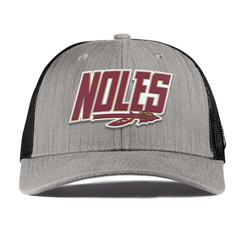Florida State University "Noles" Curved Trucker Heather Gray
