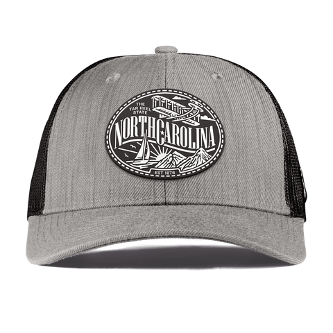 North Carolina Traveler Curved Trucker Heather Gray