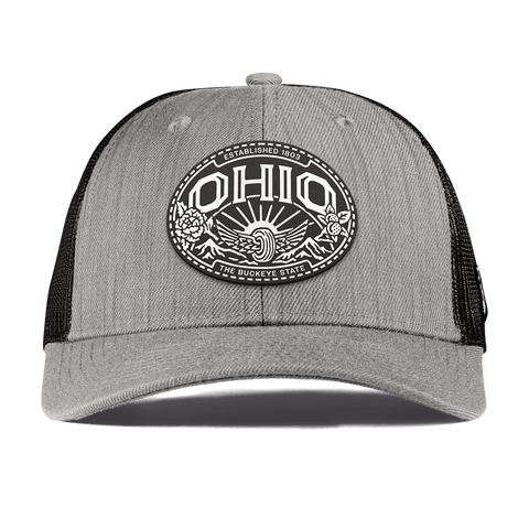 Ohio Traveler Curved Trucker Heather Gray