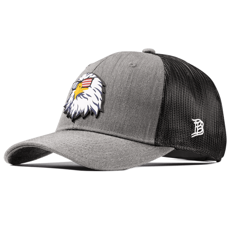 Party Eagle PVC Curved Trucker Heather Gray