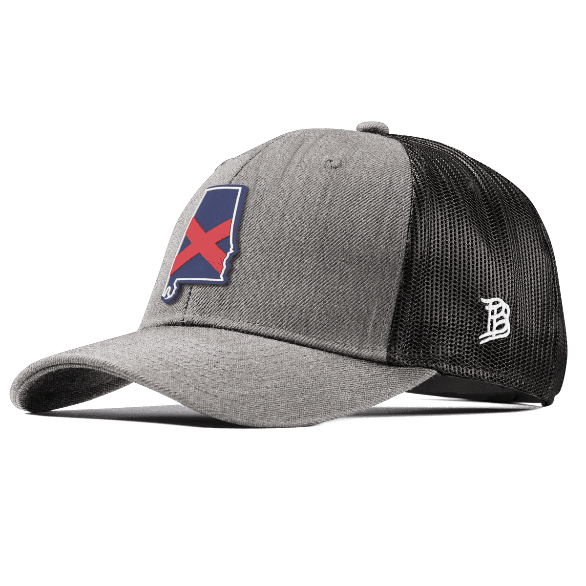 Alabama Patriot Series Curved Trucker Heather Gray