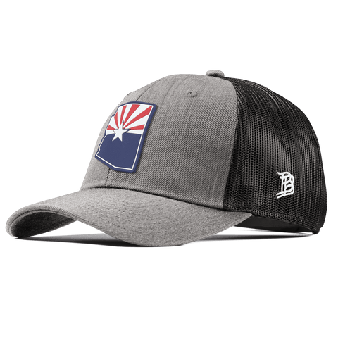 Arizona Patriot Series Curved Trucker Heather Gray