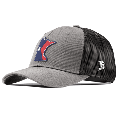 Minnesota Patriot Series Curved Trucker Heather Gray