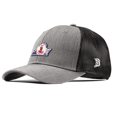Virginia Patriot Series Curved Trucker Heather Gray