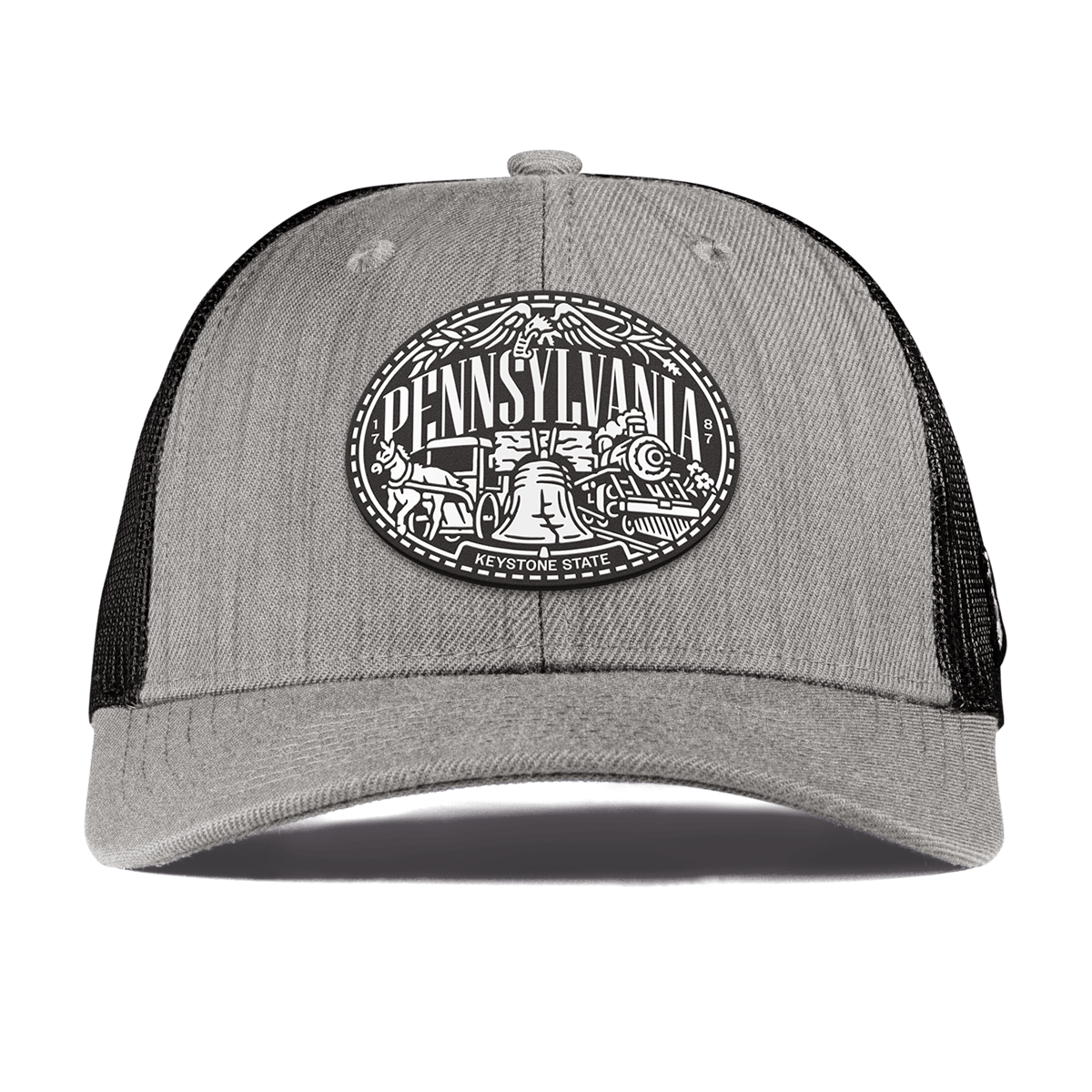 Pennsylvania Traveler Curved Trucker Heather Gray