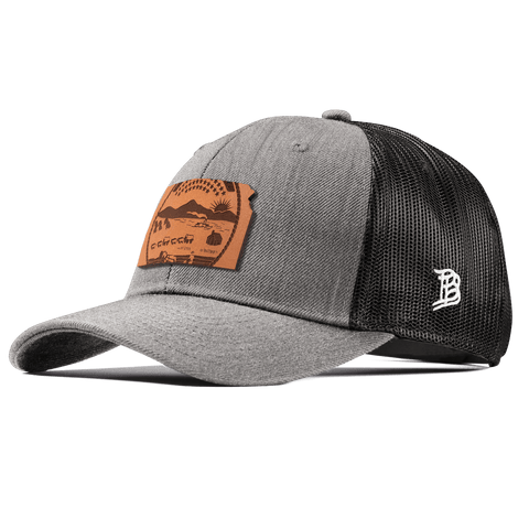 Kansas 34 Curved Trucker Heather Gray