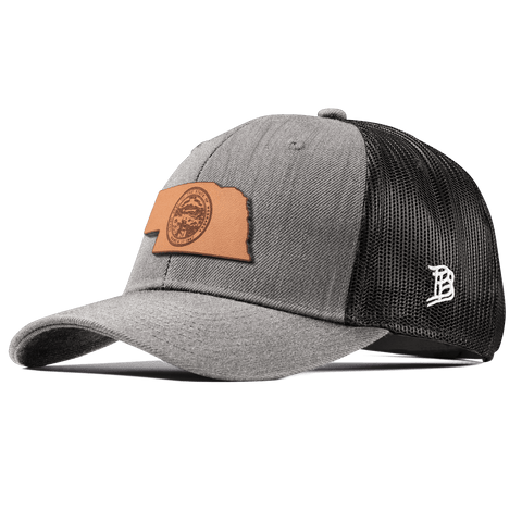 Nebraska 37 Curved Trucker Heather Gray