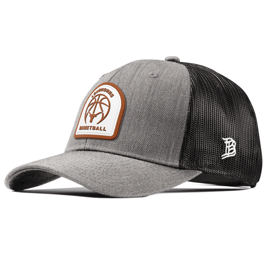 University of Texas "Texas Basketball" Curved Trucker Heather Gray