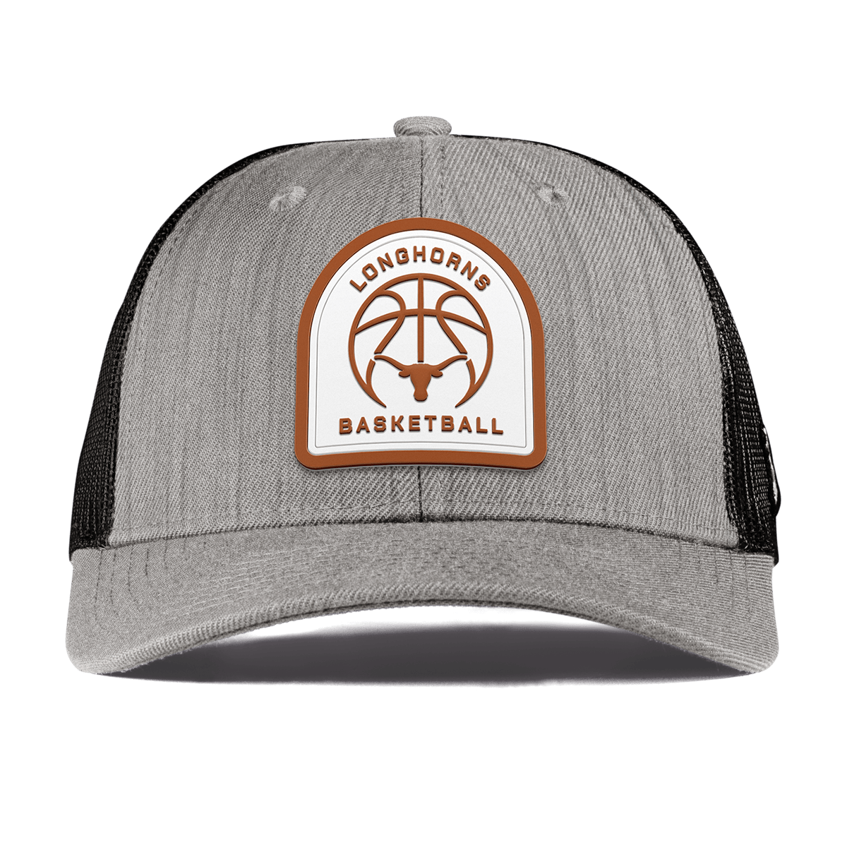 University of Texas "Texas Basketball" Curved Trucker Heather Gray