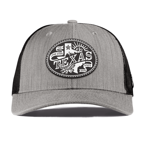 Texas Traveler Curved Trucker Heather Gray
