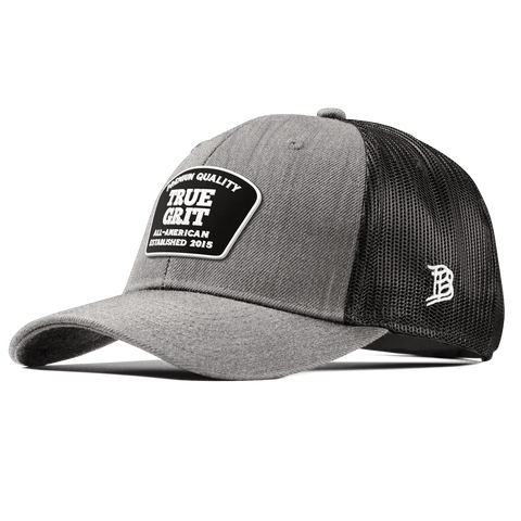 True Grit Curved Trucker Heather Gray