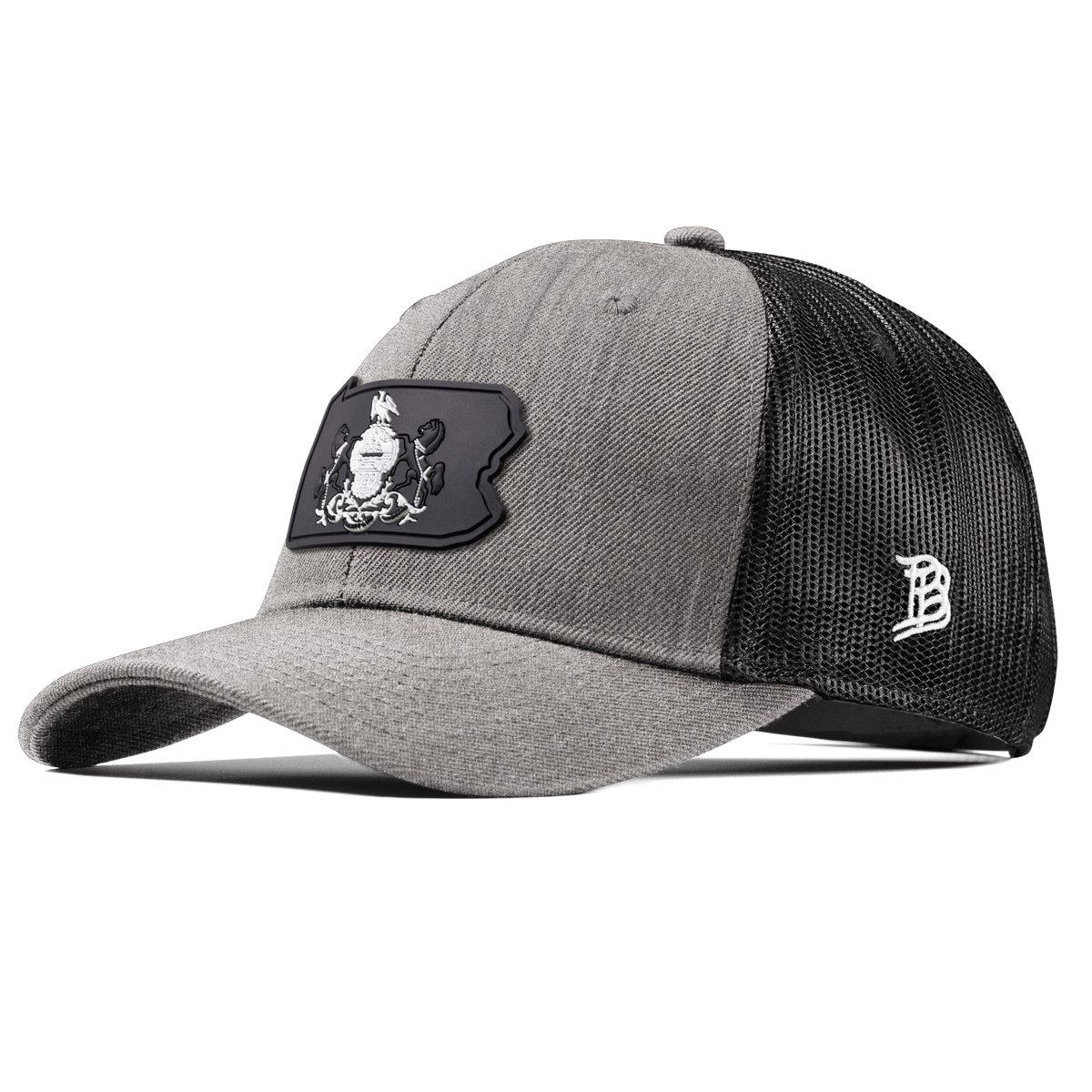 Pennsylvania Vintage Curved Trucker  Heather Gray