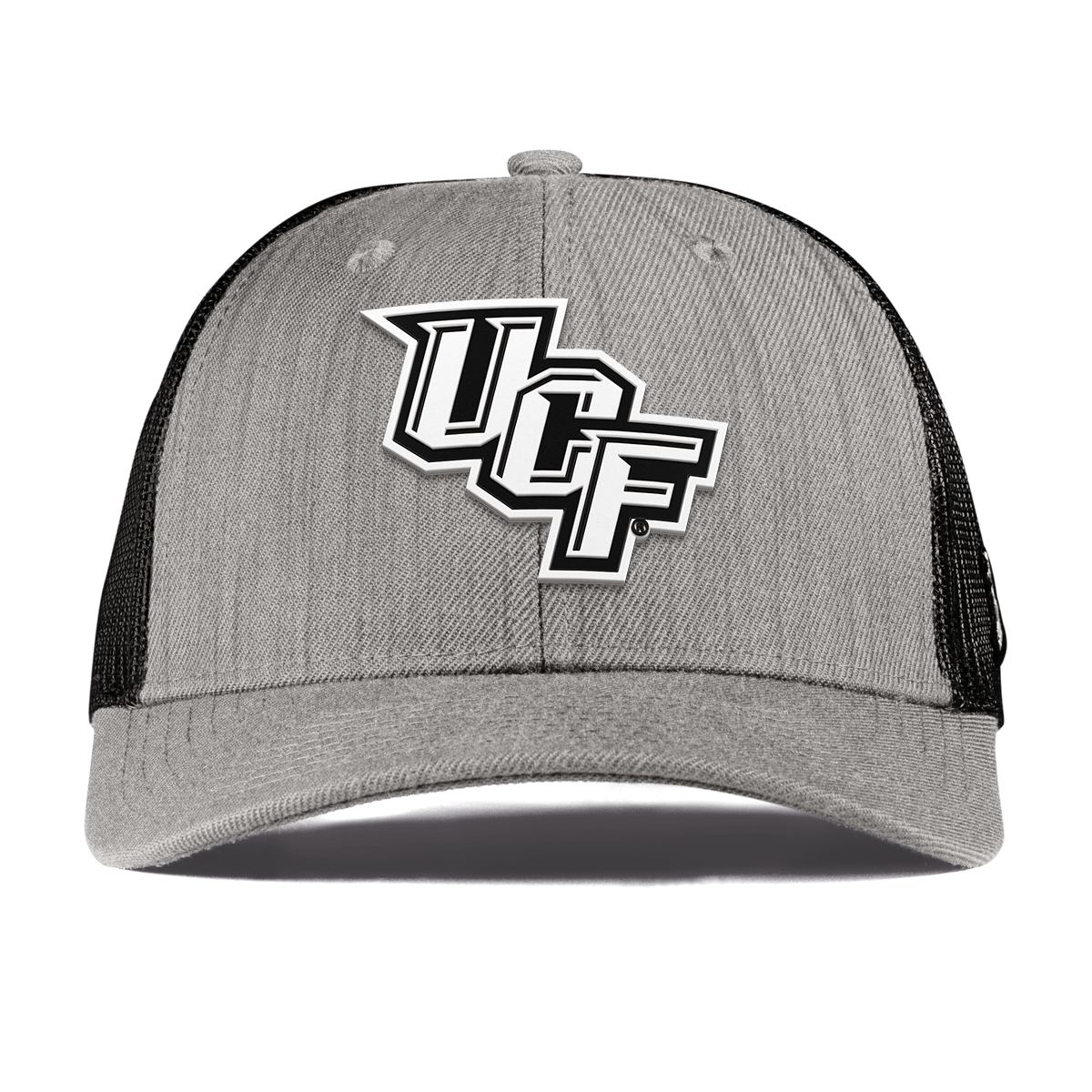 University of Central Florida "UCF Vintage Team Logo" Curved Trucker Heather Gray
