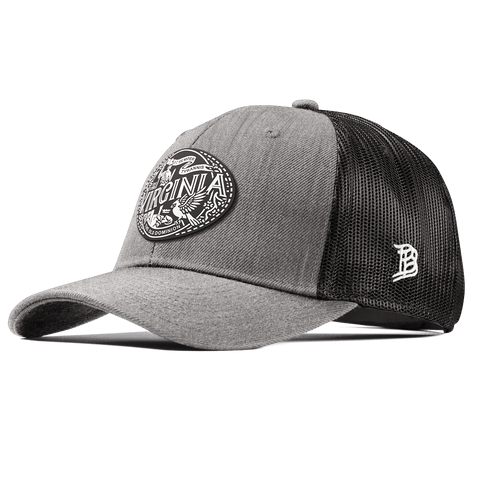 Virginia Traveler Curved Trucker Heather Gray