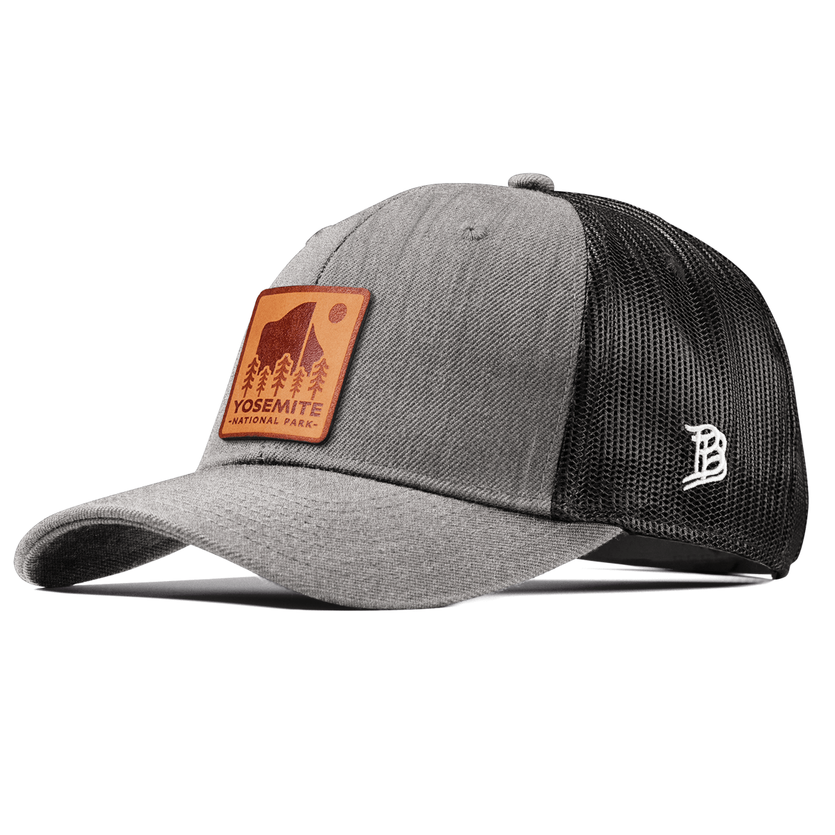 Yosemite National Park Curved Trucker Heather Gray