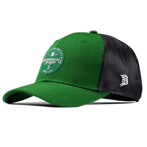 Get The Green Curved Trucker Kelly Green