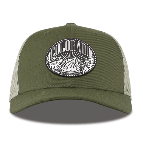 Colorado Traveler Curved Trucker Light Loden