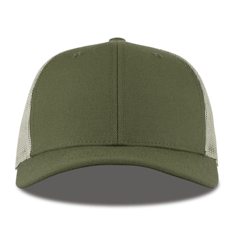 Bare Curved Trucker Light Loden Front