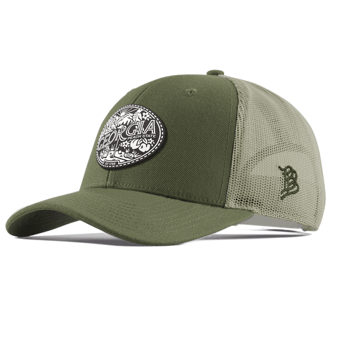 Georgia Traveler Curved Trucker Light Loden