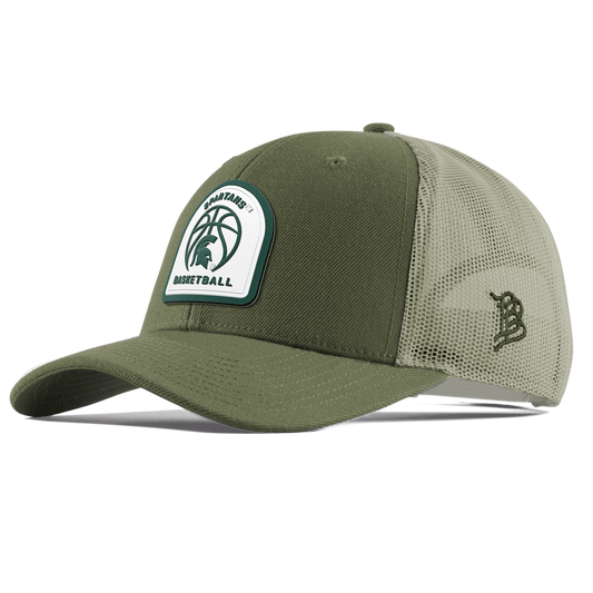 Michigan State University "Michigan State Basketball" Curved Trucker Light Loden