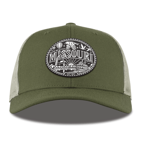 Missouri Traveler Curved Trucker Light Loden