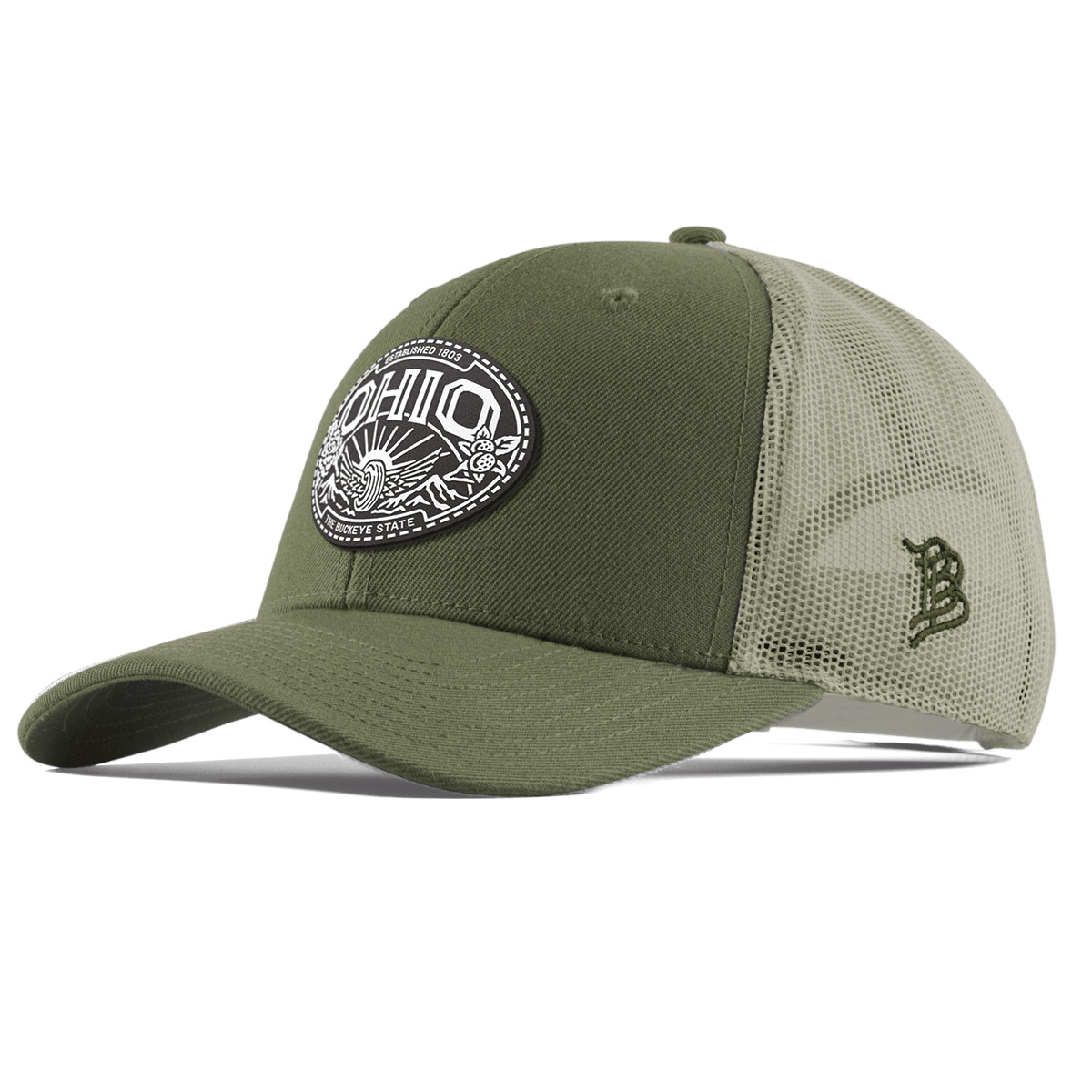 Ohio Traveler Curved Trucker Light Loden