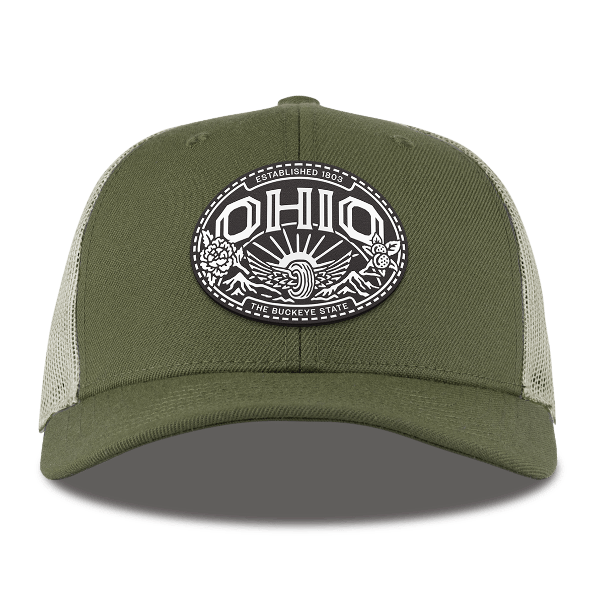 Ohio Traveler Curved Trucker Light Loden
