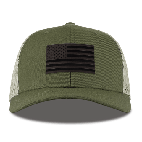 Old Glory Midnight Curved Trucker