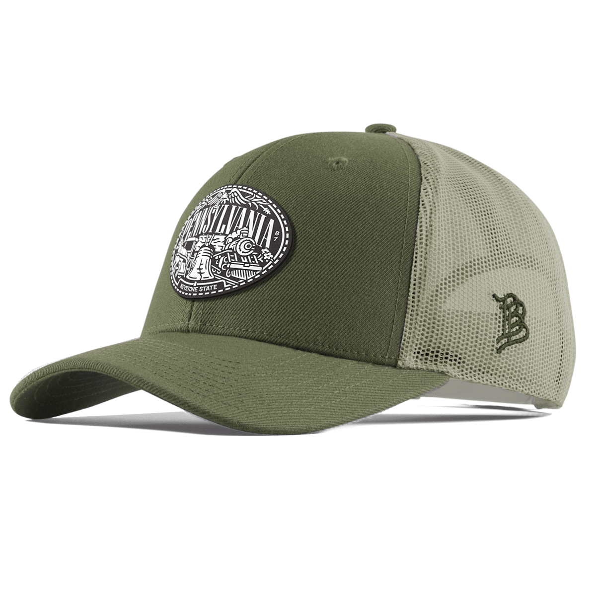Pennsylvania Traveler Curved Trucker Light Loden