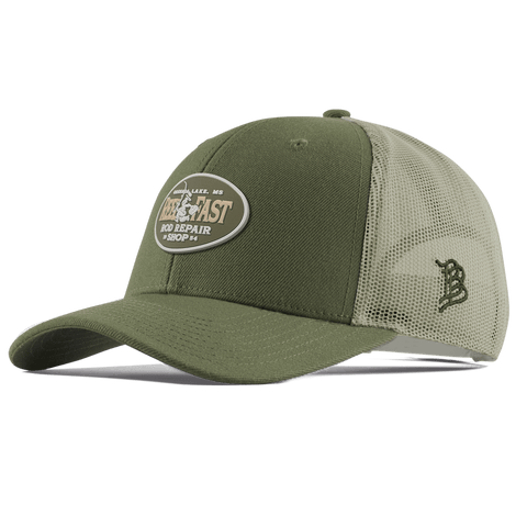 Reel Fast Rod Repair Curved Trucker Light Loden