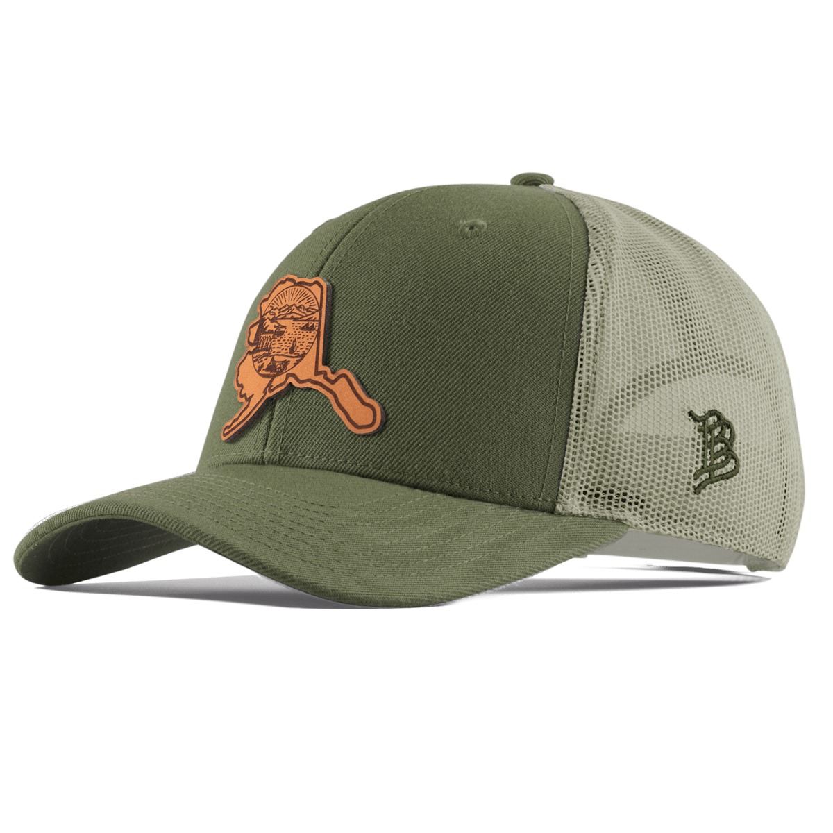 Alaska 49 Curved Trucker Light Loden