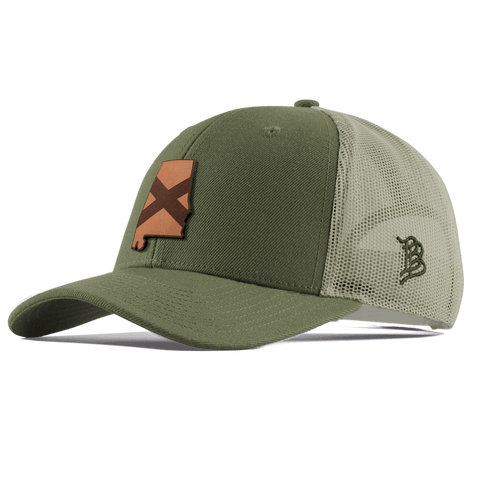 Alabama 22 Curved Trucker Light Loden