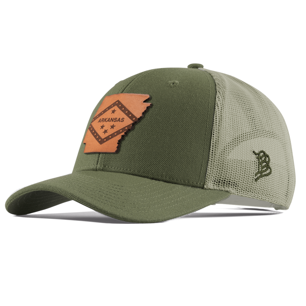 Arkansas 25 Curved Trucker Light Loden