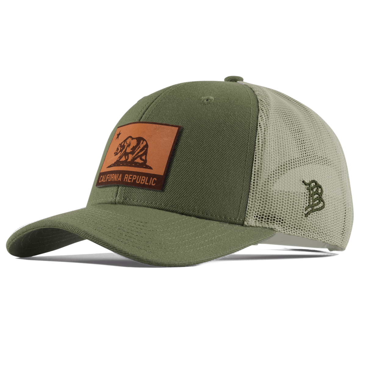 California 31 Curved Trucker Light Loden