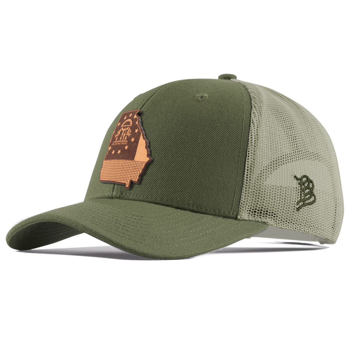 Georgia 4 Curved Trucker Light Loden