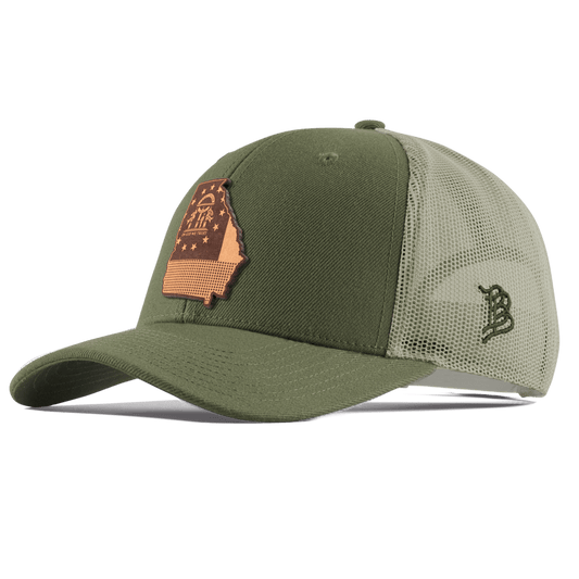 Georgia 4 Curved Trucker Light Loden