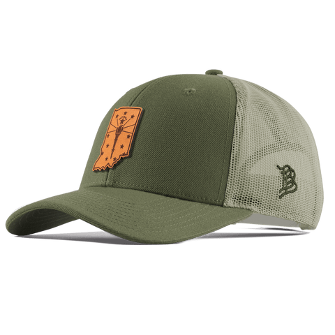 Indiana 19 Curved Trucker Light Loden