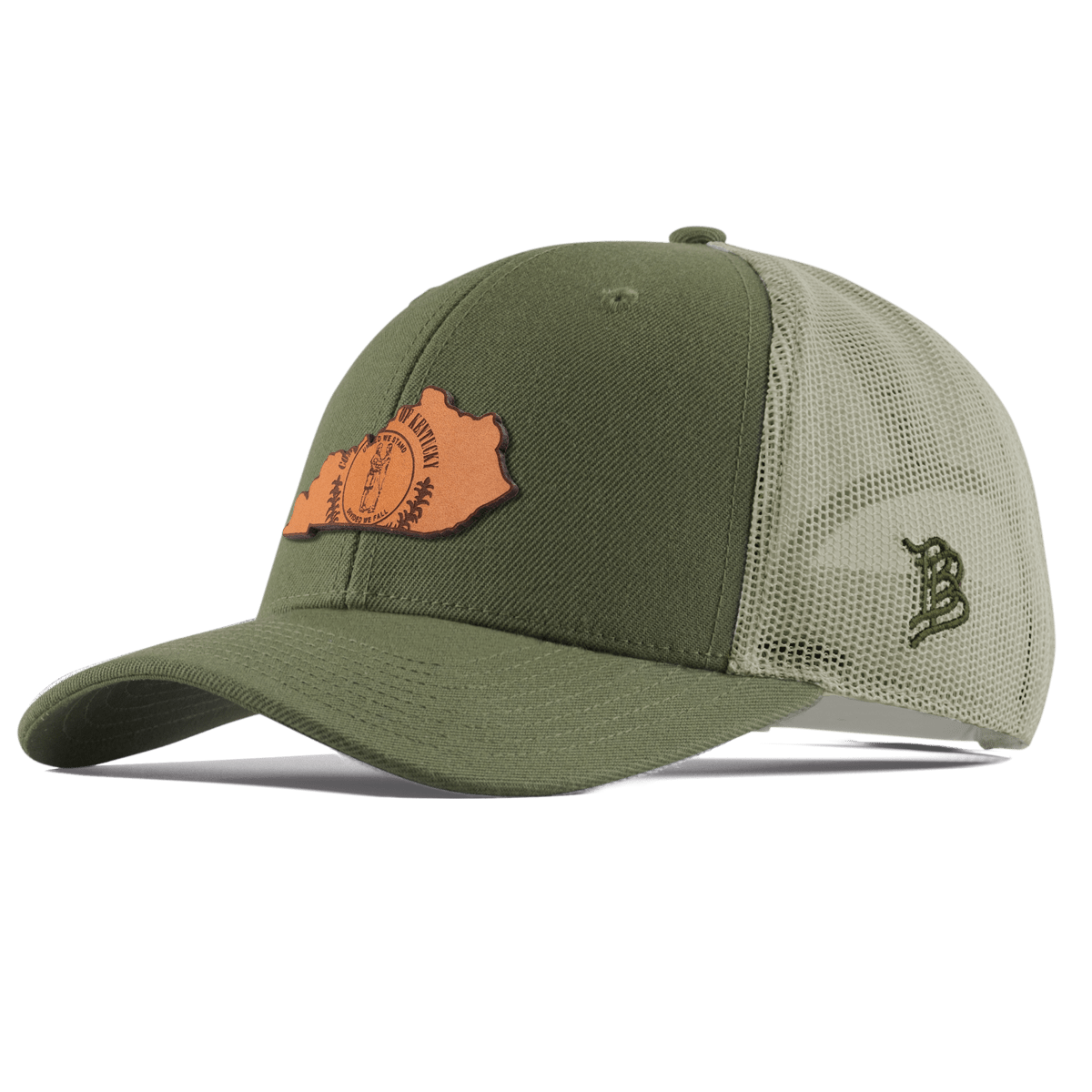 Kentucky 15 Curved Trucker Light Loden