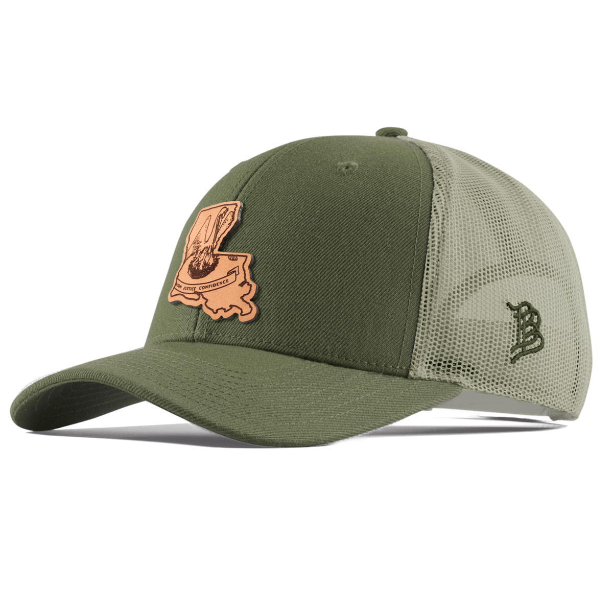 Louisiana 18 Curved Trucker Light Loden