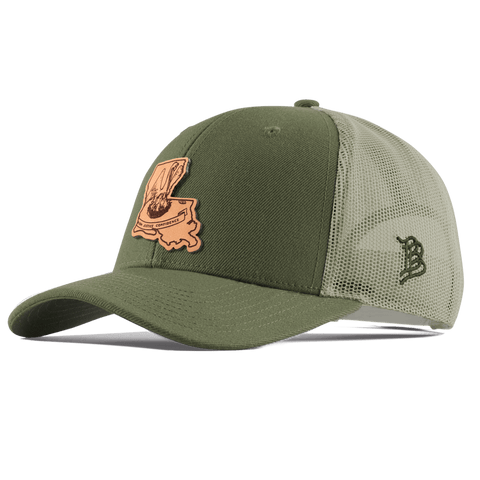 Louisiana 18 Curved Trucker Light Loden