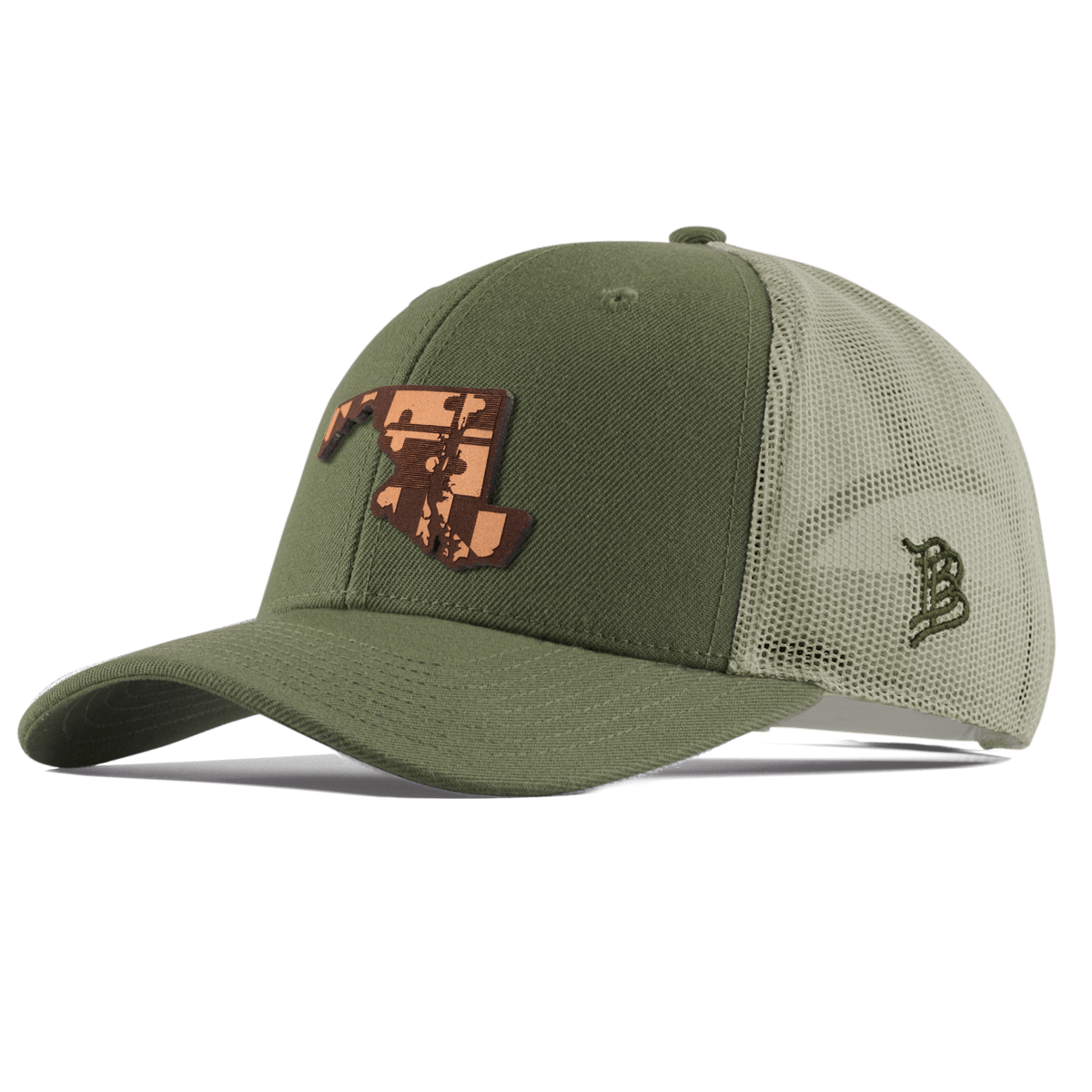 Maryland 7 Curved Trucker Light Loden