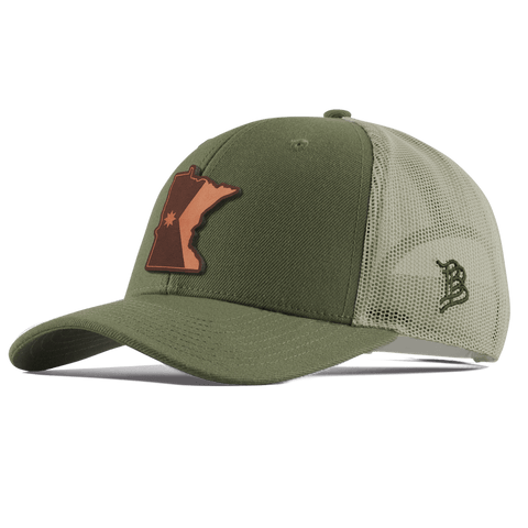 Minnesota 32 Curved Trucker Light Loden
