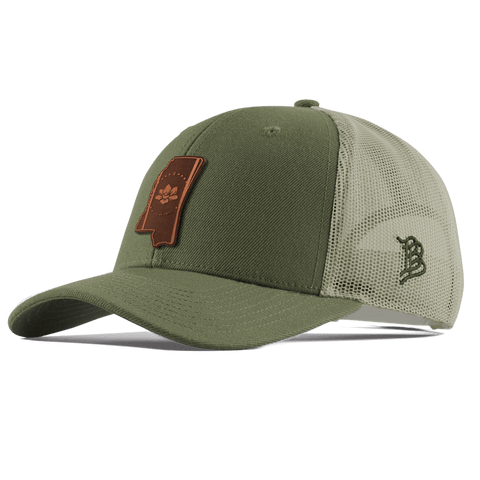 Mississippi 20 Curved Trucker Light Loden