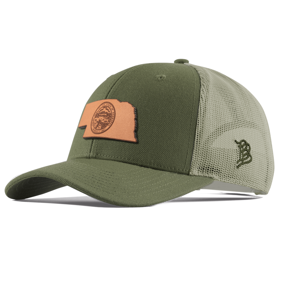 Nebraska 37 Curved Trucker Light Loden