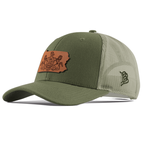 Pennsylvania 2 Curved Trucker Light Loden