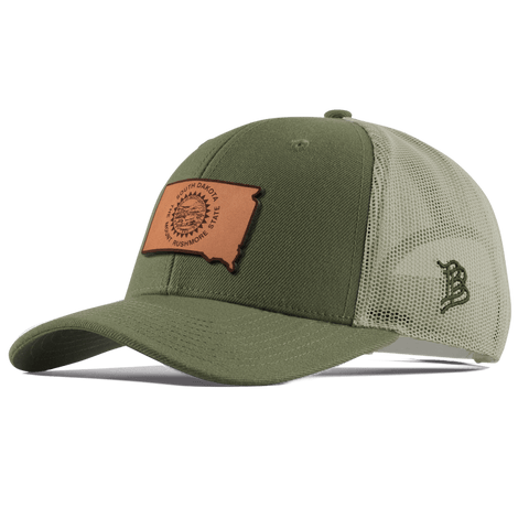 South Dakota 40 Curved Trucker Light Loden