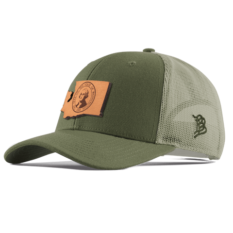 Washington 42 Curved Trucker Light Loden