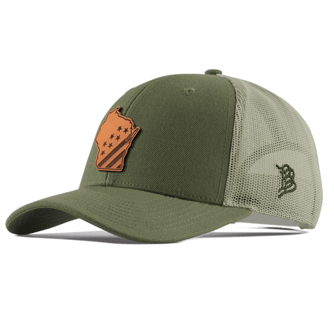 Wisconsin 30 Curved Trucker Light Loden