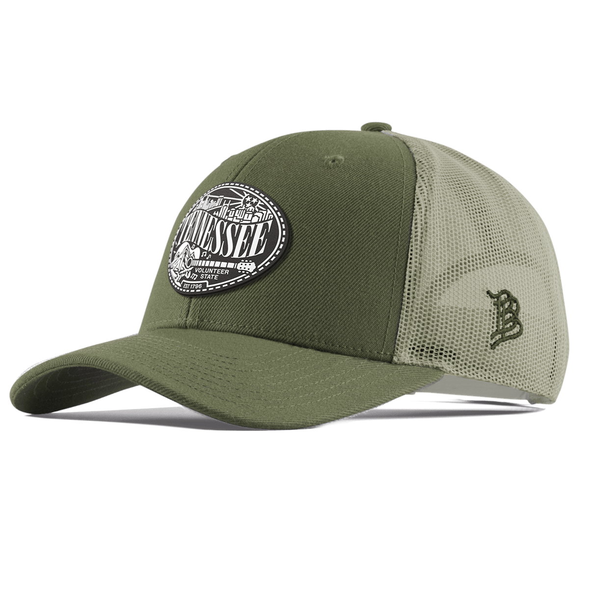 Tennessee Traveler Curved Trucker Light Loden