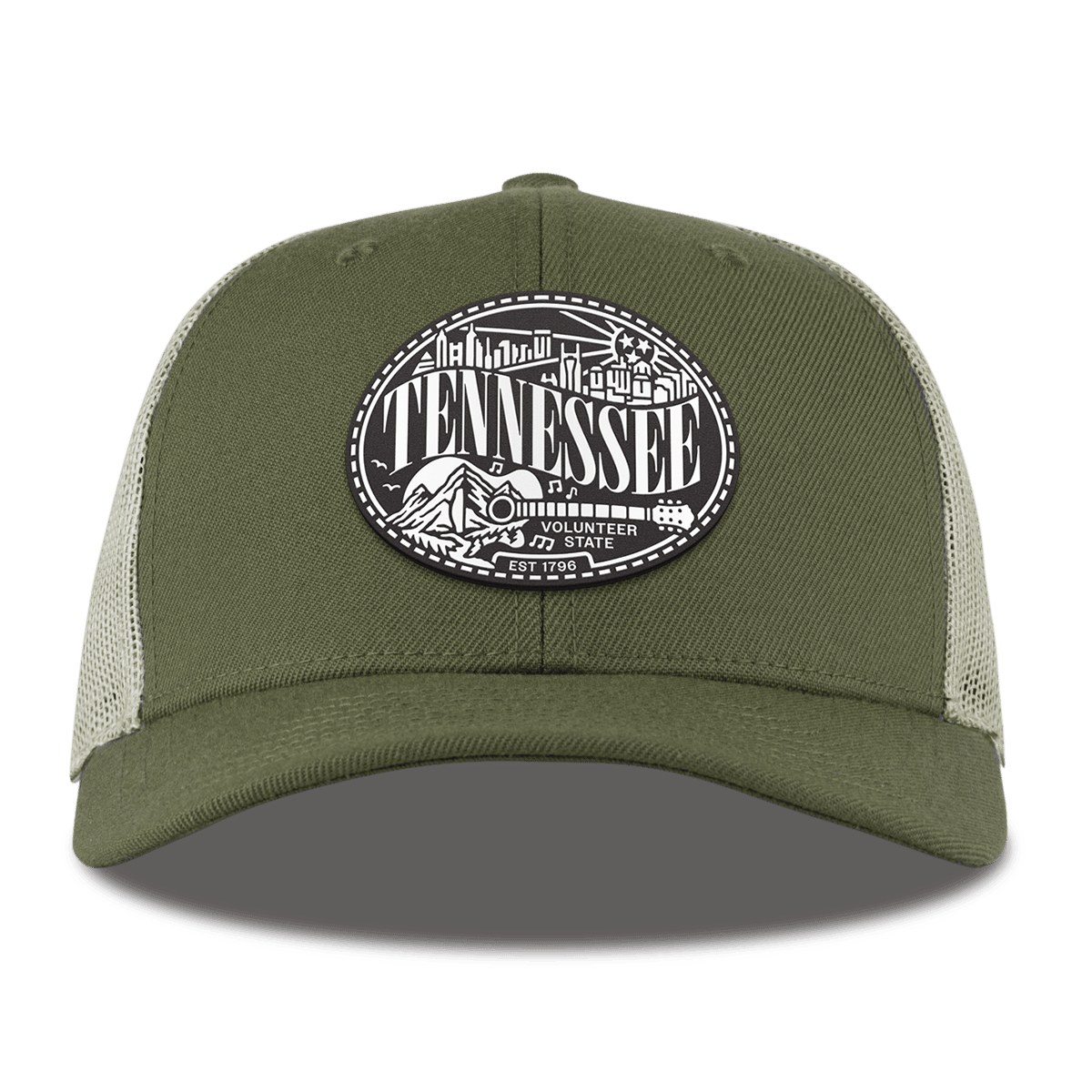 Tennessee Traveler Curved Trucker Light Loden